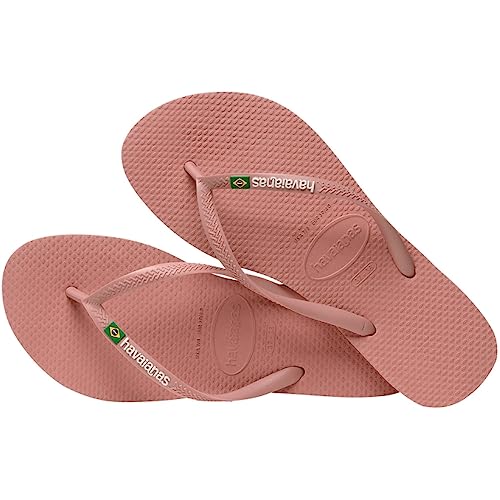 Chinelo, Havaianas, Slim Brasil, Feminino, Rosa Crocus, 37/38