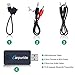 immagine 4Carpuride Trasmettitore Bluetooth per cuffie TV PC MP3/MP4, Bluetooth Wireless trasmettitore di adattatore Audio Stereo da 3.5 mm, Stereo ad alta fedeltà, Plug and Play, alimentazione da USB