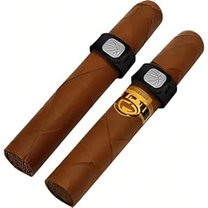 Magnetic Cigar Holder for Golf Cart – Fits All Cigar Sizes – Portable Stogie Clip for Golfing, Fishing, Grilling, Camping & Sporting Events, 2Pcs