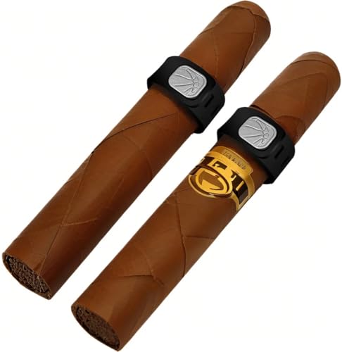 Magnetic Cigar Holder for Golf Cart - Fits All Cigar Sizes - Portable Stogie Clip for Golfing, Fishing, Grilling, Camping & Sporting Events, 2Pcs