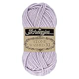 Scheepjes Stone Washed XL Yarn, 50 g, 858 Lilac Quartz, Cotton-Acrylic Blend