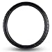 FH Group FH2006BLACK Steering Wheel Cover (Microfiber Embossed Leather Black)
