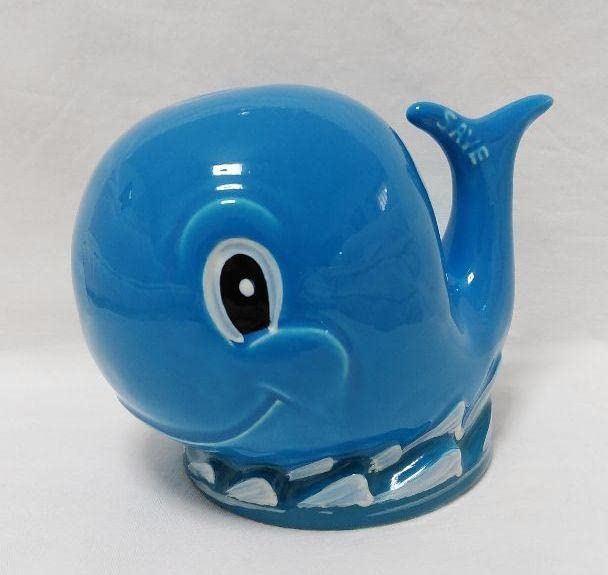 クジラ 貯金箱イギリスビンテージ陶器人形❤︎1987年 英国銀行ビンテージ貯金箱 Amazon.co.jp: クジラ 貯金箱イギリスビンテージ陶器人形 1987年