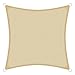Brigros - Tenda Ombreggiante Esterno Quadrata In HDPE 180gr/m2 Con Anelli Inox, Anti-UV, Con Borsa, Telo Parasole Per Esterni Dimensioni 3x3, 4x4, 5x5, Vela Ombra Giardino (Beige, 5x5) immagine