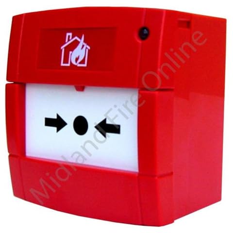 KAC Fire Alarm Conventional Manual Call Point Back Box Included by Midland Fire On-Line Cover