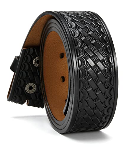 Image of CHAOREN Western Belts for Men without Buckle - Cowboy Belt 1.5 inch Full Grain Leather Belt for Jeans - One Solid Piece Leather