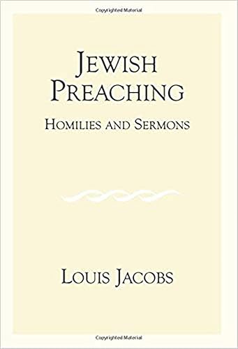 Jewish Preaching: Homilies And Sermons