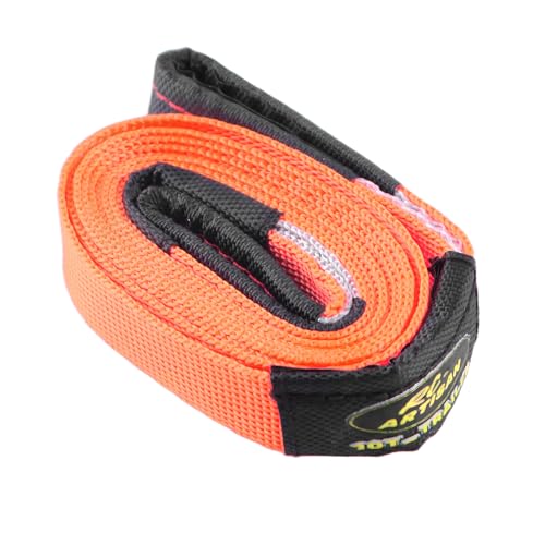 DashRC RC Accessories Tow Strap, Simulation Rescue Rope for 1/10 1/14 1/18 1/24 RC Crawlers Trucks Model Cars Decoration Upgrade Parts (Orange)