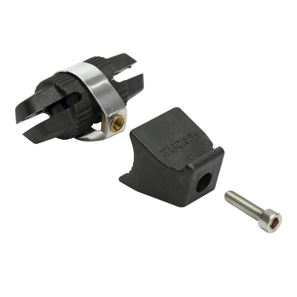 KLICKFix Adapter siodełka dla dorosłych, uniseks, czarny, jeden rozmiar