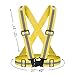 Fepdiu High Visibility Reflective Vest Safety Vest Running Reflective Gear Adjustable Reflective Vest for Walking,Jogging,Hiking,Night Cycling (Golden)