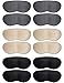 Dr. Foot's Heel Grips for Women and Men, Self-Adhesive Heel Cushion Inserts Prevent Heel Slipping, Improve Shoes Too Big, Rubbing, Blisters, Foot Pain (Beige+Grey+Black)