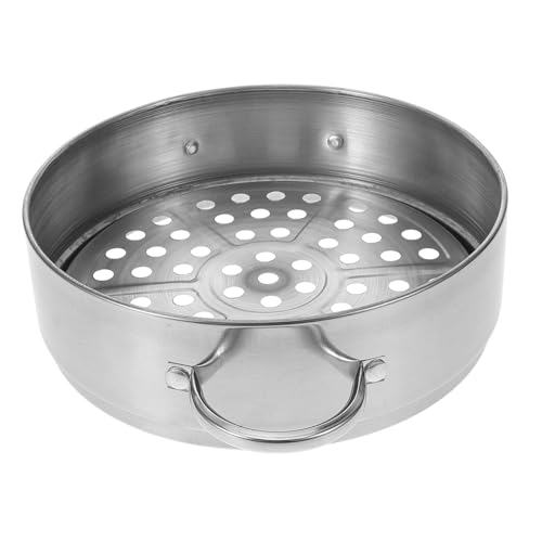 MOTHNUR ステンレス製蒸し器バスケット 厚手耐熱 蒸し皿 軽量コンパクト デザート肉用調理ラック 蒸し器インサート 家用多目的