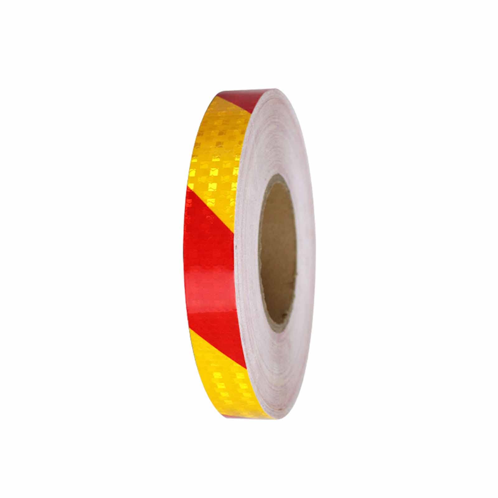 Taśma odblaskowa Taśma ostrzegawcza Taśma drogowa, 1 cal X148 Stopa Odbłyśnik ostrzegawczy Wodoodporna zewnętrzna taśma odblaskowa, Odblaskowa taśma bezpieczeństwa do oznaczania obszarów, obiektów i p