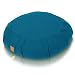 Buckwheat Zafu Therapeutic Meditation Cushion | Yoga Pillow | Round Ergonomic Design Relieves Stress On Back, Hips, Legs For Complete Comfort | Washable Premium Organic Cotton Removable Cover - Aqua