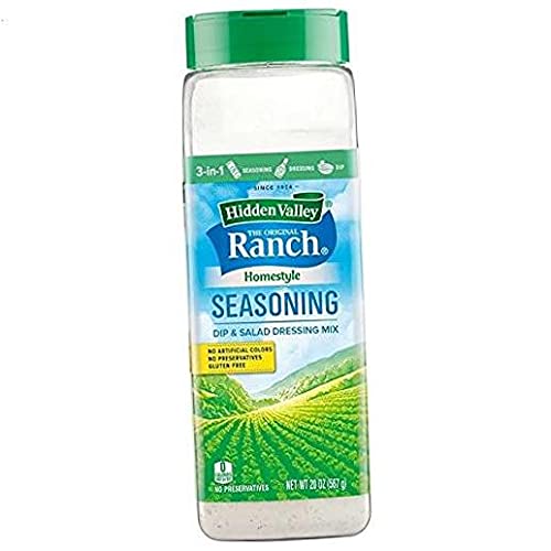 Homestyle Ranch Seasoning and Salad Dressing Powder Mix, (20 Oz) .4 pack Homestyle Ranch Seasoning and Salad Dressing Powder Mix, (20 Oz) .4 pack