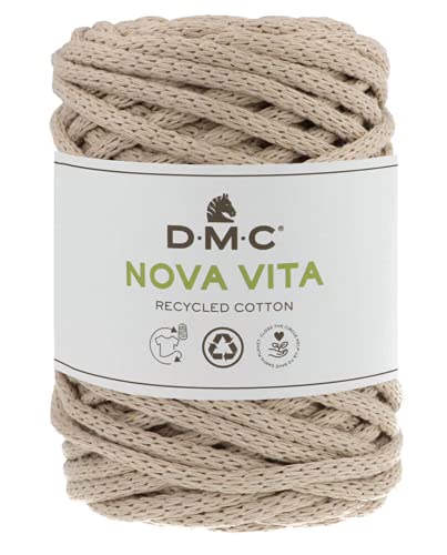 DMC Eco Vita 12, Crochet Knitting Macrame Yarn, Light Brown (03), 250g