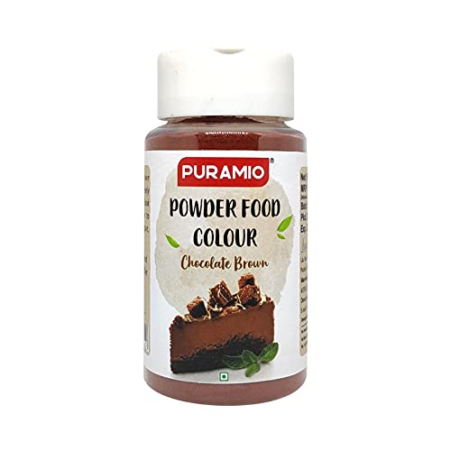 Puramio Powder Food Colour - Chocolate Brown, 125g (B097MYLJJW) Amazon Price History, Amazon Price Tracker