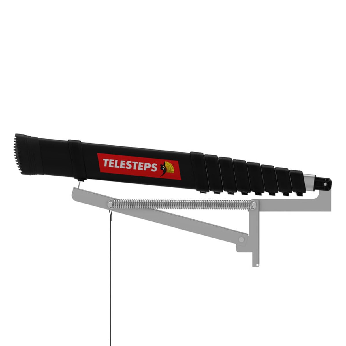 Drabina strychowa 2,45 m firmy TELESTEPS I Wyprodukowano w Szwecji I Loft Line I Kompaktowa drabina wysokiej jakości z opatentowaną konstrukcją klasy premium I EN 14975 I 72324-541