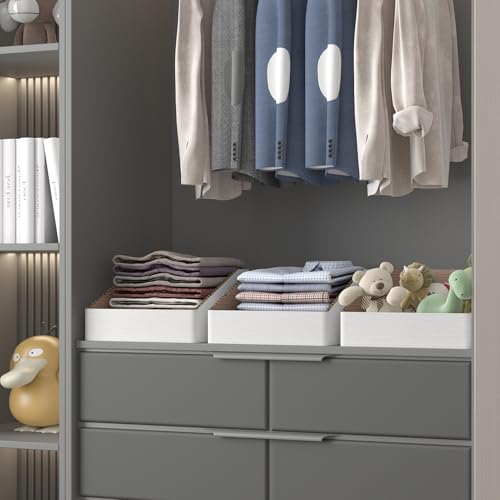 ZBEIVAN Cardboard Storage Bins Boxes 35 Packs 12x8x4.5 Inches, Easy Assembly Pantry Organizer Bins for Shelf, White by ZBEIVAN - Used condition - Image 7