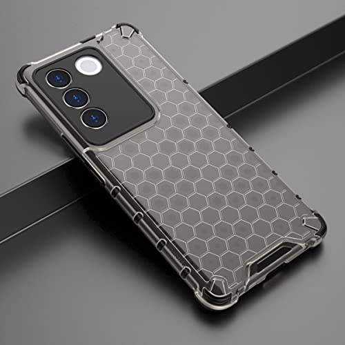Image of Glasgow Back Case Cover Designed for [ Vivo V27 Pro 5G / V27 5G ] - Black