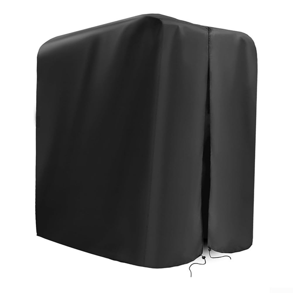 Pumixiy Heavy Duty Gym Rack Cover With Zipper, All-Weather Polyester Dust Protector, For Squat Rack Weight Lifting Cage, Adjustable Drawstring Fit 47x69x84 Inch(47 * 69 * 84 inches)
