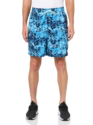 Image of Under Armour Men's Compression Lined Volley Swim Trunks, UPF 50+ Sun Protection, Drawstring Closure & Elastic Waistband