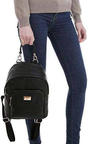 Zainetto Donna David Jones In Pelle PU - Piccolo, Bianco, Per Lavoro, Viaggio, Shopping