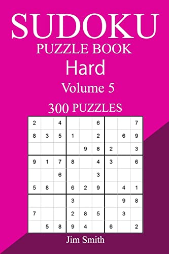 300 Hard Sudoku Puzzle Book