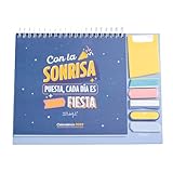 calendario sobremesa mr wonderful Con mucho espacio para anotar las tareas más importantes de cada día