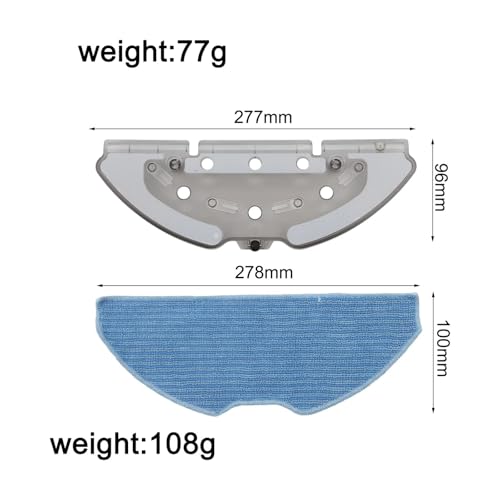 Kit support et chiffons de vadrouille compatible X-PLORER 75 S+ Robot - 3