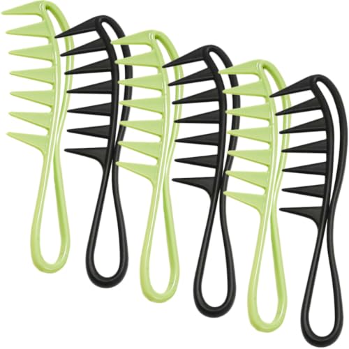 Styling Tool ABS 6pcs Wide Tooth Detangling Comb, for Men
