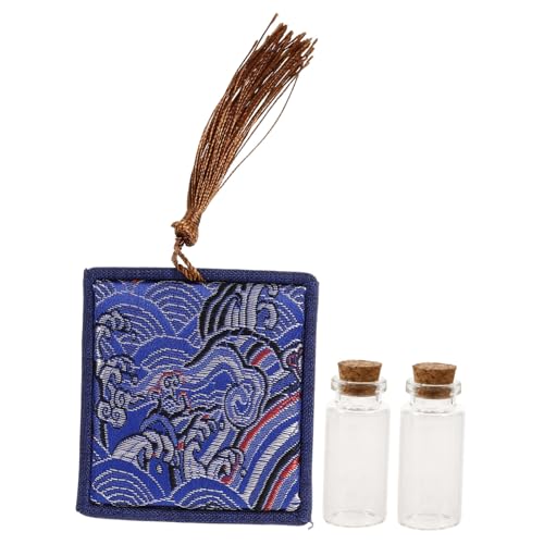 SOLUSTRE 1Sets Keepsake Box for First Tooth Fetal Hair and Cord DIY Collection Kit with Storage Bottles Charming Decorative for Newborn Souvenirs