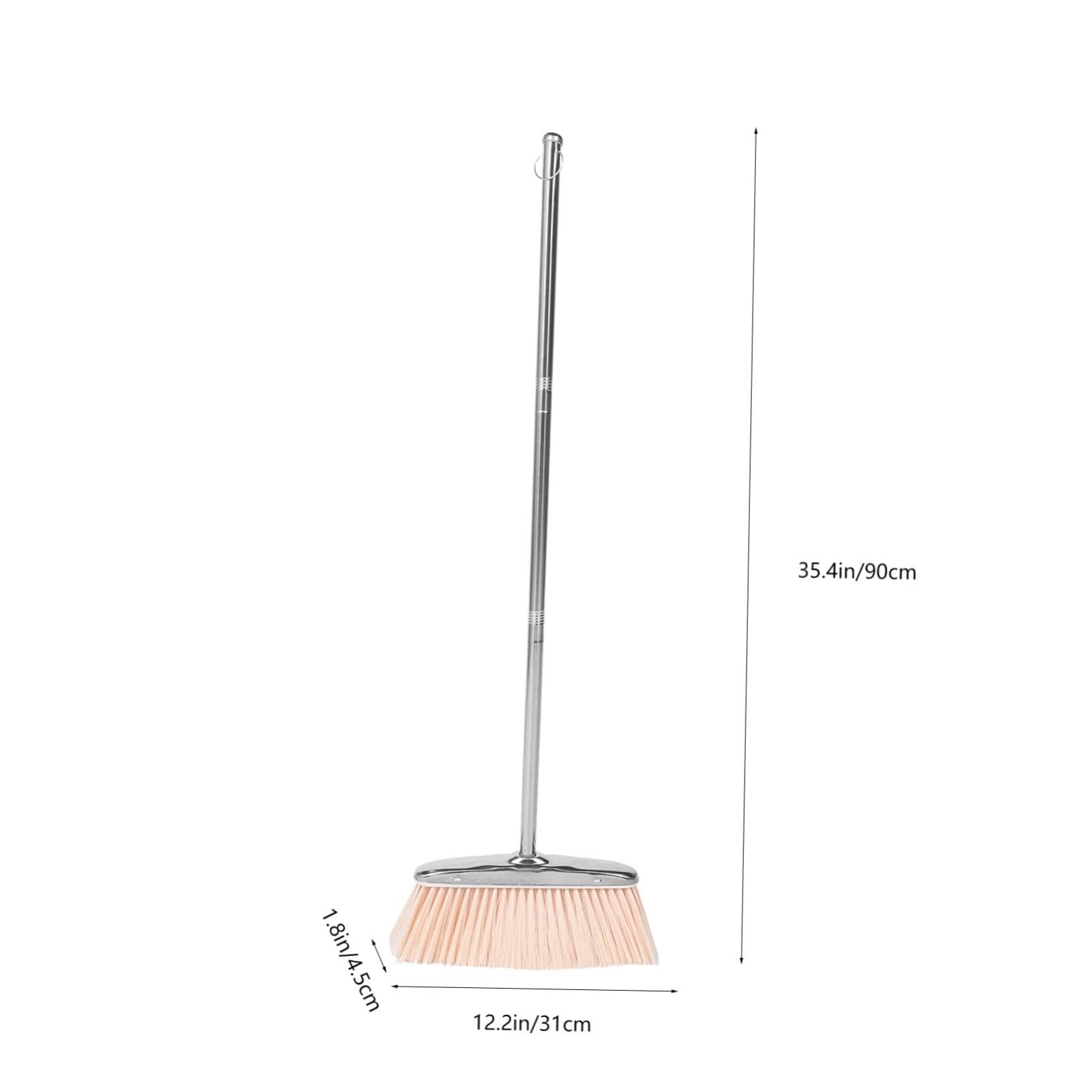 GOOHOCHY Long Handle Heavy Duty Broom with Handle Efficient Floor for Home Kitchen and Industrial Use Easy to Install and Store for Sweeping