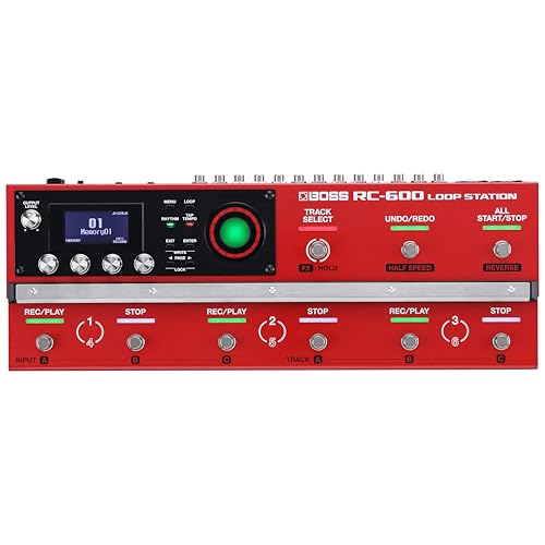 BOSS RC-600 Floor-Based Loop Station for Looping Musicians | Evolved Features & Customizable...