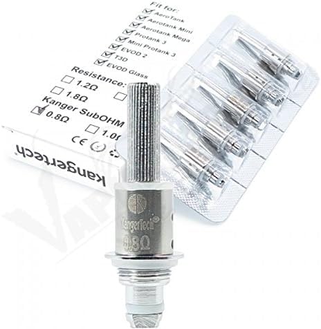 Résistances Kanger dual coil SubOHM - Sans tabac ni nicotine - Vente interdite au moins de 18 ans...