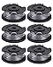 Produktbild Eyoloty Fadenspule F016800569/F016800385 Für Bosch Akku Rasentrimmer EasyGrassCut 23/26/18/18-230/18-260/18-26,ART 23 SL,ART 26 SL,Ersatzfadenspule Länge 4 m Ø 1,6 mm (6 Spulen)
