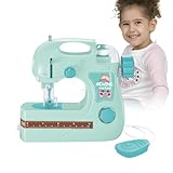 Mini macchina da cucire - Kit da cucito elettrico educativo, macchina da cucire per bambini con punti incorporati - rammendo doppio filo con pedale per principianti regalo da viaggio per bambini donne