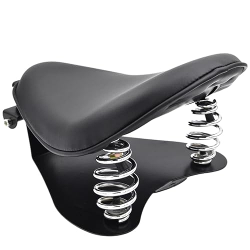 Asiento individual para moto con resortes de acero premium para customizar chopper