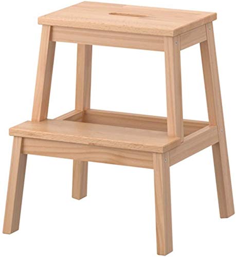 Taburete de madera maciza con marco estructural de alta resistencia 45 2