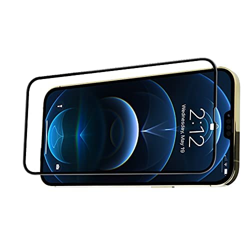 Image of KC PRODUCTS Tempered Glass Screen Protector Compatible for iPhone 13 Mini Full Screen Coverage (Except Edge to Edge) and Free Complete Easy Installation kit