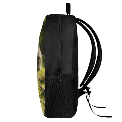 Kids Animal Backpack for School Student 17 Inch Novelty Causal Capybara Backpack for Boys Girls Padded Back & Straps Lightweight Cute Bookbag with Side Pocket Kids Daypack4