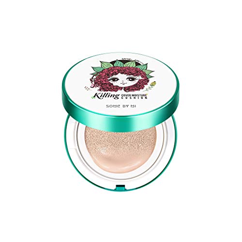 [SomeByMi] Killing Moisture Cushion Cover Foundation Korean 2.0 Edition SPF50+/PA++++ UV protection/Whitening/Anti-wrinkle (No.21 Light Beige)