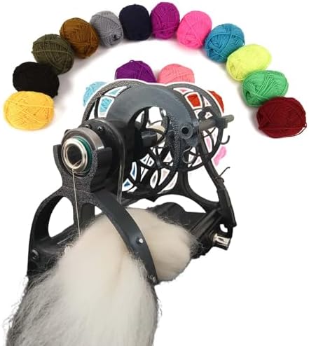 Blue Spinning Wheel Yarn - Premium Quality, Soft & Durable, Perfect for Knitting, Crocheting, and Weaving, Ideal for Crafting Enthusiasts and DIY Projects