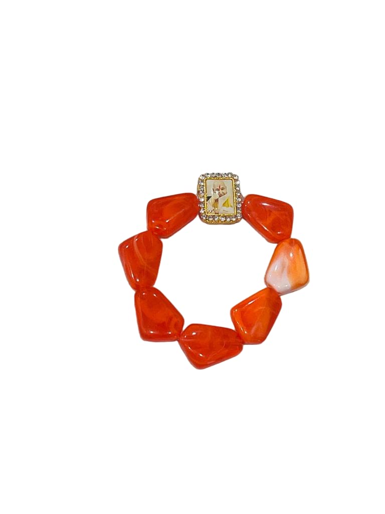 Guruji Bracelet Swaroop in acrylic beads Blessing of Guruji | Guru Ji swaroop Bracelet Jai Guru Ji Maharaj Handmade Bracelets for Men and Women (Brown) (B0C397FDC2) Amazon Price History, Amazon Price Tracker
