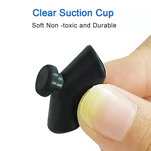 Submersible Fountain Pump Nozzle Kit, Replaceable With 7 Sizes Of Plastic Nozzles For Aquarium Pumps, 8 Rubber Suction Cups, Fountain Pump Accessories #TOP5