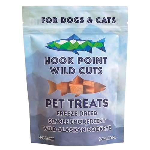 Hook Point Fisheries Freeze Dried Sockeye Salmon Treats