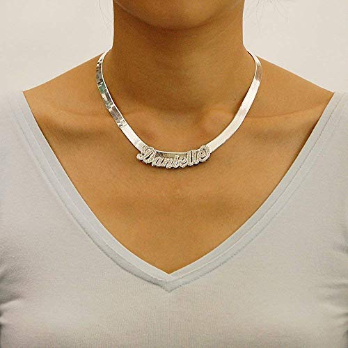 Silver 7 mm Herringbone Chain Slider 
