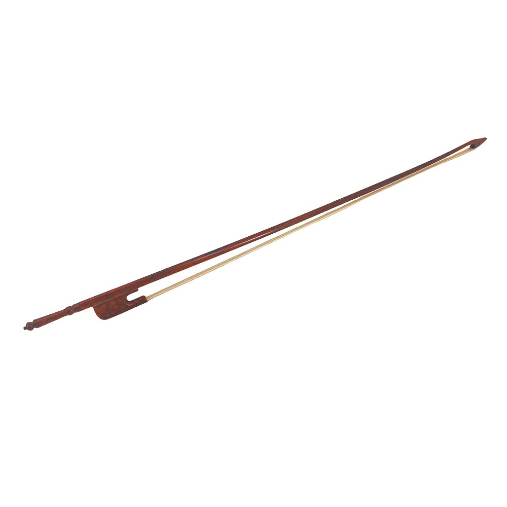 Yinfente 4/4 Snakewood Violín Arco Largo Tornillo Barroco Arcos Exterior Madera Natural Arco Pelo Recto Fuerte