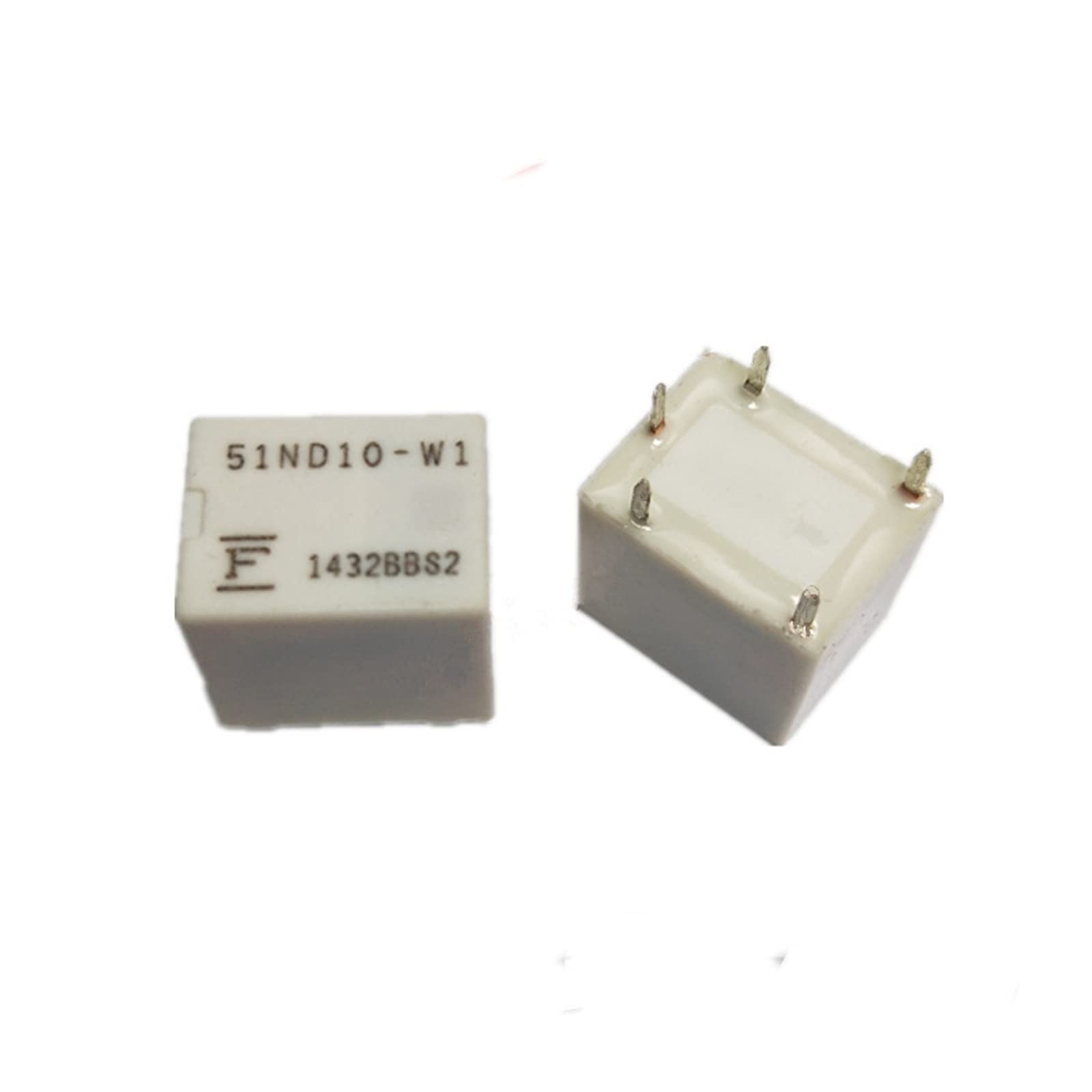 10 uds/5 uds relé automático 51ND10-W1 10VDC 51ND10 W1 51ND10W1 10VDC DC10V 10V 35A 5PIN Faros relé de Luces Altas (Size : 10pcs)