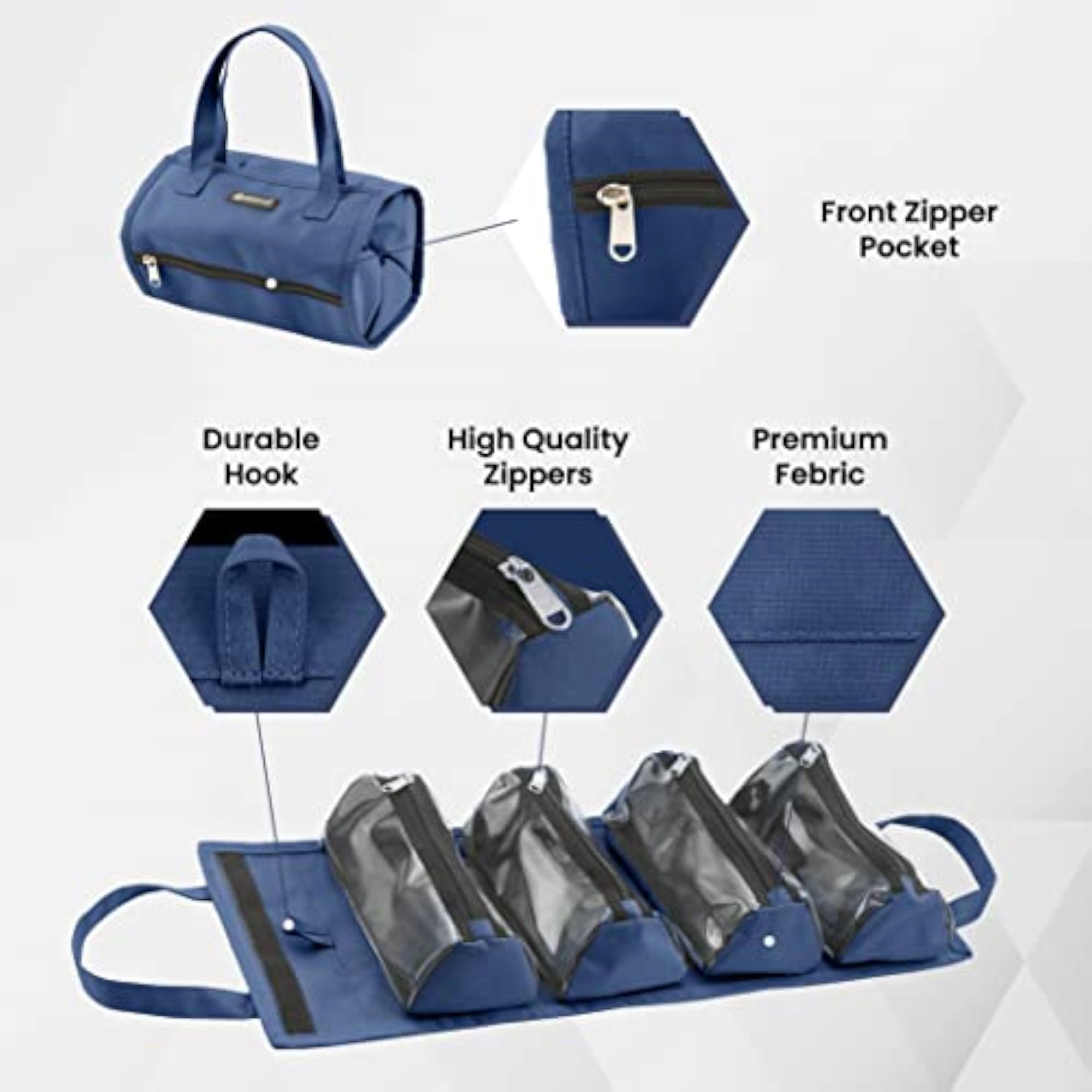 PVC Makeup Pouches, Cosmetic Bags, Toiletry Kits Organizer